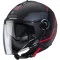CABERG RIVIERA V4 X GEO - Modèle MATT BLACK/RED/ANTHRACITE