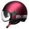 MOMO DESIGN FIGHTER EVO - Modello AMARENA OPACO/ARGENTO