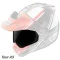 ARAI PANTALLA TOUR-X5 VAS-A MAX-V - Modell MÖRKT RÖK