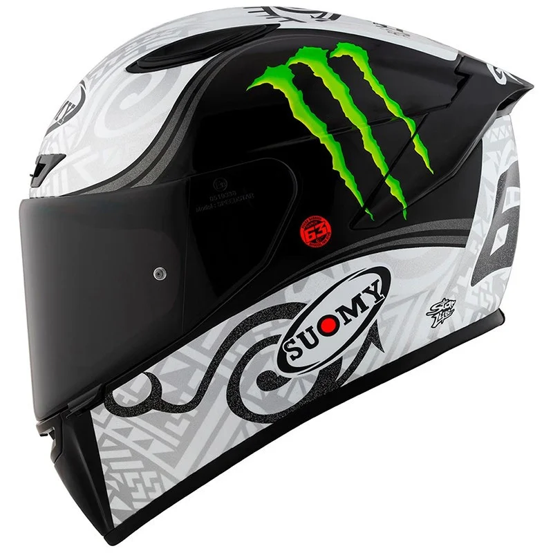Capacete integral Suomy Track-1 Bagnaia Monster Winter Test