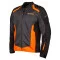 KLIM INDUCTION JACKET - Modell SCHWARZ-STRIKE ORANGE