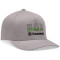 FOX X KAWASAKI FLEXFIT HAT - Modell STAHLGRAU