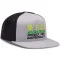Kšiltovka FOX X PRO CIRCUIT SNAPBACK - Model OCELOVĚ ŠEDÁ