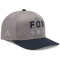 Čepice FOX RACE SPEC SNAPBACK - Model OCELOVĚ ŠEDÁ