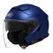 SHOEI J-CRUISE 3 JEDNOKOLOROWY - Model MATOWY NIEBIESKI METALIK