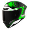KYT TT-REVO OVERTECH - Modello NERO/VERDE