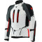 DAINESE SUPER ADVENTURE ABSOLUTESHELL JACKET - Modell GLETSCHER-GRAU/EISENTOR/ROT