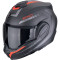 SCORPION EXO-TECH EVO CARBON COZY - Model ČERNÁ MATNÁ/ČERVENÁ
