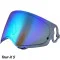 ARAI VISIÈRE TOUR-X5 VAS-A - Modèle IRIDIUM BLUE