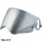 ARAI VISIÈRE TOUR-X5 VAS-A - Modèle IRIDIUM SILVER