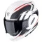 SCORPION EXO-TECH EVO FURIO - Modèle WHITE MATT/BLACK/RED