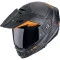 SCORPION ADX-2 LEWIS - Modelo BLACK MATT/ORANGE