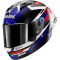 SHARK AERON GP FIM RACING FØRSTEOMGANG - Model DBR-KARBONISK/BLÅ/RØD