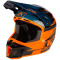 KLIM F3 CARBONO PRO - Model STRIKER GASOLINA TARONJA