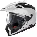 NOLAN N70-2 X CLASSIC N-COM - Modèle METAL WHITE