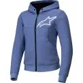 ALPINESTARS STELLA CHROME V2 SPORTHOODIE - Model 7185- BLAUW/PAARS/WIT