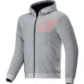 ALPINESTARS CHROME V2 SPORT HOODIE - Modelo 9199-GR HTHER RED FL