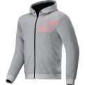 ALPINESTARS CHROME V2 SPORT HOODIE - Modell 9199-GR HTHER RED FL
