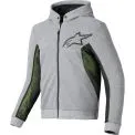 ALPINESTARS CHROME AIR SPORT HOODIE - Model 9196-GR HEATHER BLK