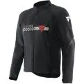 DAINESE HEROSPHERE AIR TEX - Model BLACK/WHITE STRIPES/RED