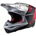 ALPINESTARS SUPERTECH M10 POWÓDŹ - Model 1954-SREBRNY/CZARNY/POMARAŃCZOWY-FLUOROWY M G