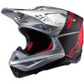 ALPINESTARS SUPERTECH M10 FLOOD - Modèle 1954-SILVER/BLACK/ORANGE-FLUOR M G