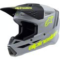 ALPINESTARS SM3 YOUTH RADIUM - Model 9510-GRAY/BLACK/YELLOW-FLUOR MATT