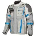 KLIM BADLANDS PRO JACKET - Modèle COOL GRAY-ELECTRIC BLUE LEMONADE