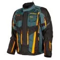 KLIM BADLANDS PRO JACKET - Modèle PETROL-STRIKE ORANGE
