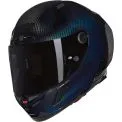 NOLAN X-804 RS ULTRA CARBONE LIQUIDO - Modèle 328-BLUE