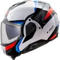 LS2 FF910 ADVANT II TRIPLE - Modelo BLANCO AZUL ROJO