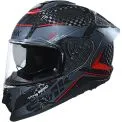 SMK TITAN CARBONE NERO - Modèle BLACK/RED (GL263)