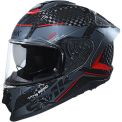 SMK TITAN CARBON NERO - Model BLACK/RED (GL263)