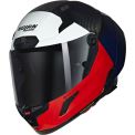 NOLAN X-804 RS ULTRA CARBONIO BLOCCO - Modello 348-BLACK-WHITE/BLUE/RED