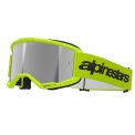 ALPINESTARS VISION 3 WOORDMERK - Model 5299-GEEL-FLUOR SPIEGEL/ZILVER