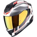 SCORPION EXO-520 EVO AIR LENA - Modelo WHITE MATT/SILVER/RED