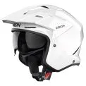 AIROH KOMBAKT SOLID - Modelo WHITE GLOSS
