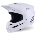 ALPINESTARS SM3 SOLID - Modelo 2180-WHITE GLOSSY