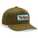 FOX EQUIPPED SNAPBACK HAT - Model OLIVE GREEN