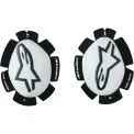 ALPINESTARS GP PLUS KNEE SLIDER - Modelo WHITE/BLACK