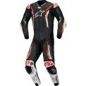 ALPINESTARS GP TECH V5 1 PIECE - Model (1231)BLK WHT RED FL