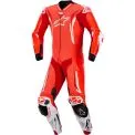 ALPINESTARS GP TECH V5 1 PIECE - Model 3310-RDFL BRGHRD WHT