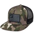 ALPINESTARS FLAG FLAT TRUCKER HAT - Model 6713-GREEN CAMO/BLACK