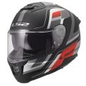LS2 FF808 STREAM II VINTAGE - Model BLACK/GREY/RED