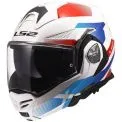 LS2 FF901 ADVANT X NOVA - Modelo BLANCO AZUL ROJO