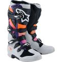 ALPINESTARS TECH 7 2025 - Modello 1594-BLK LGHT GRY ORNG FL MAGENTA