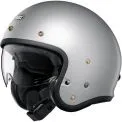 SHOEI J.O2 SOLID+ - Modèle MATT LIGHT SILVER