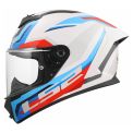 LS2 FF820 RAPID III HYPER - Modèle BLANCO AZUL ROJO