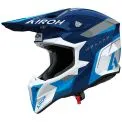 AIROH WRAAAP CONQUER - Modèle BLUE GLOSS