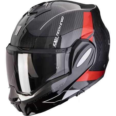SCORPION EXO-TECH EVO CARBON CAD BLACK/RED